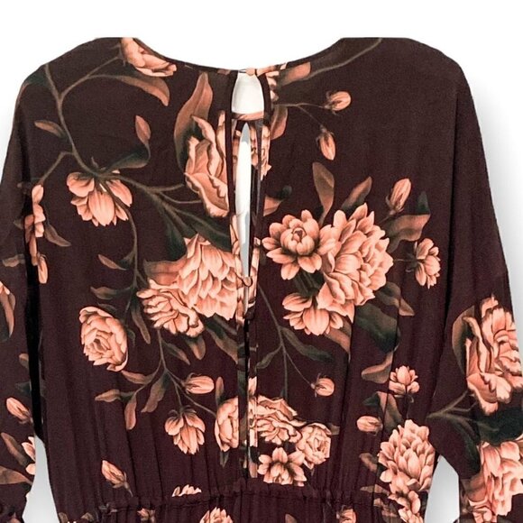 Johanna Ortiz x H&M Flounced Crepe Midi Dress, SIze M, - Picture 10 of 12